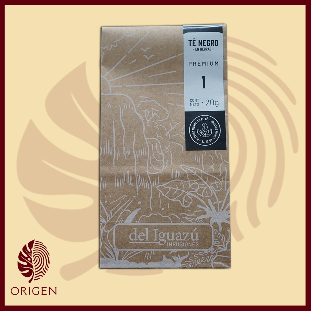 blend artesanal del iguazú té negro, arándanos y frutillas (40g)