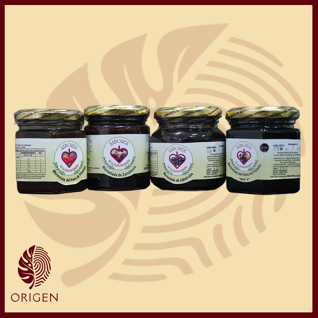mermelada artesanal "sabores de la selva" (250g)