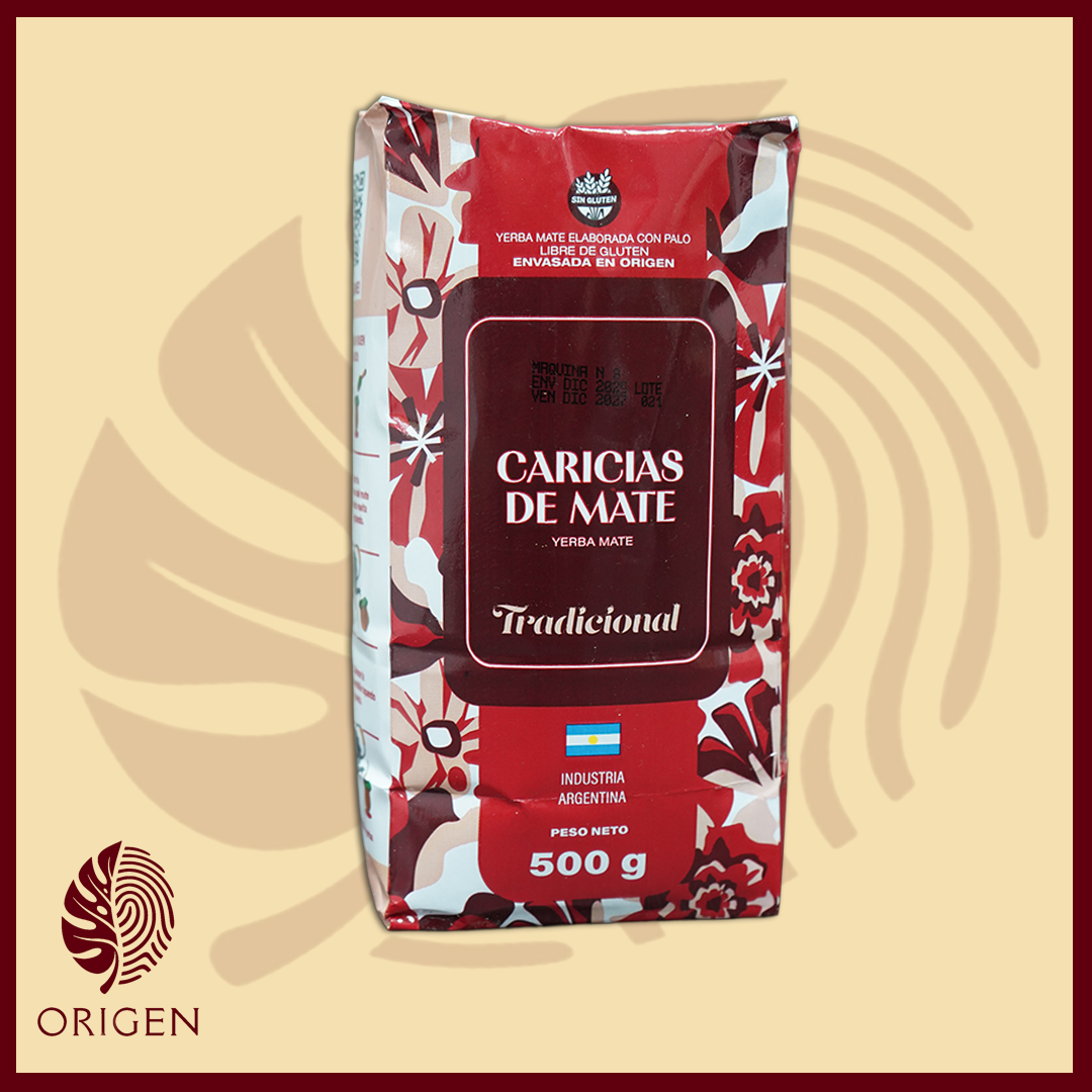 yerba mate caricias de mate tradición y suavidad (500g)