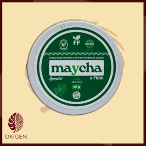 maycha yerba mate orgánica en polvo fidel (40g)
