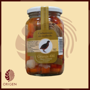 escabeche de codorniz granja 4m delicia gourmet artesanal (300g)