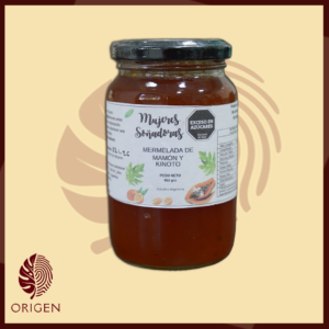 mermelada de mamón y kinoto mujeres soñadoras dúo de la chacra (400g)