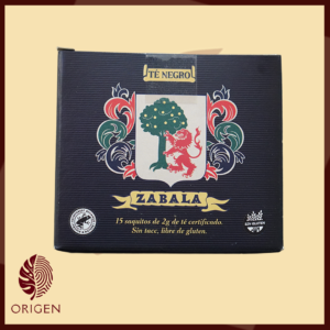 té negro zabala tea premium certificación rainforest (15 saquitos)