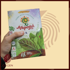 yerba mate arapeguá canchada orgánica para tereré (500g)