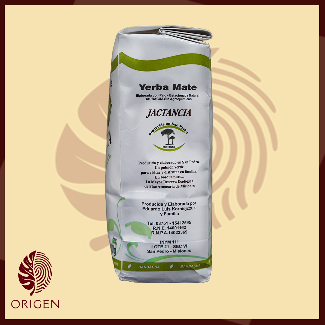 yerba mate jactancia edición premium artesanal (500g) yerba mate jactancia edición premium artesanal (500g)
